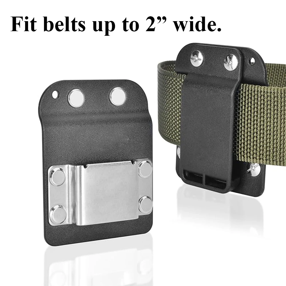 1/2 Pcs Drill Holder Belt Clip Clip On Tool Belt Drill Holder for Cordless Drill ,Hammer ,Tape Measure,Tools with Hanger Clips 4