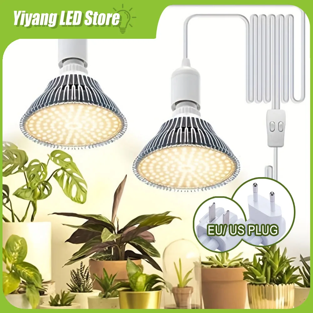 LED Plant Grow Lamp Grow Light Full Spectrum For Hydroponics Growing ...