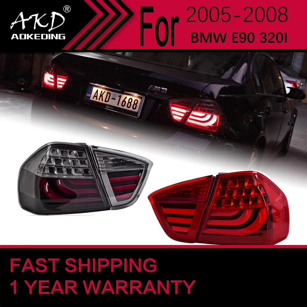 

Автомобильные фары для BMW E90 светодиодный Tail светильник 2005-2008 320i 318i 325i, задний стоп-сигнал, тормозной сигнал, DRL, задние автомобильные аксессуары