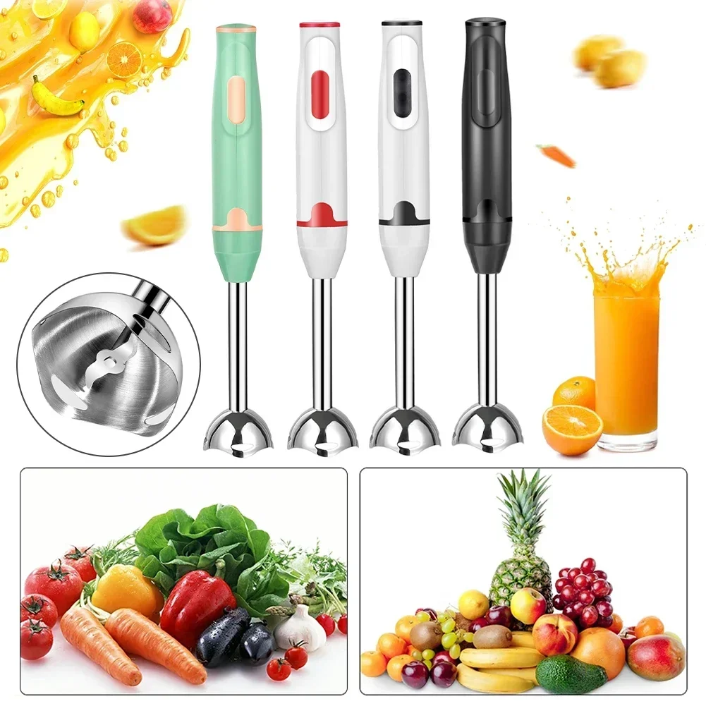 Electric Handheld Food Mixer, Multifunction Egg Beater & Veggie Blender/Chopper with Stainless Steel Whisk for Kitchen Tools 1