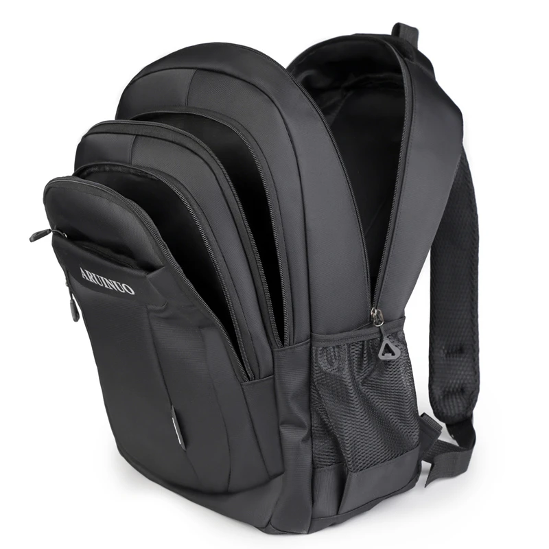 Men's backpack - large capacity, can accommodate a 15.6-inch laptop, adjustable shoulder strap, travel bag, secure zipper closur