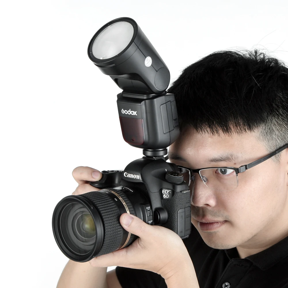 Camera Flash Godox V1 V1C V1N V1S V1F V1O TTL HSS 1/8000s Speedlite With Xpro Trigger For Canon Nikon Sony Fuji Olympus