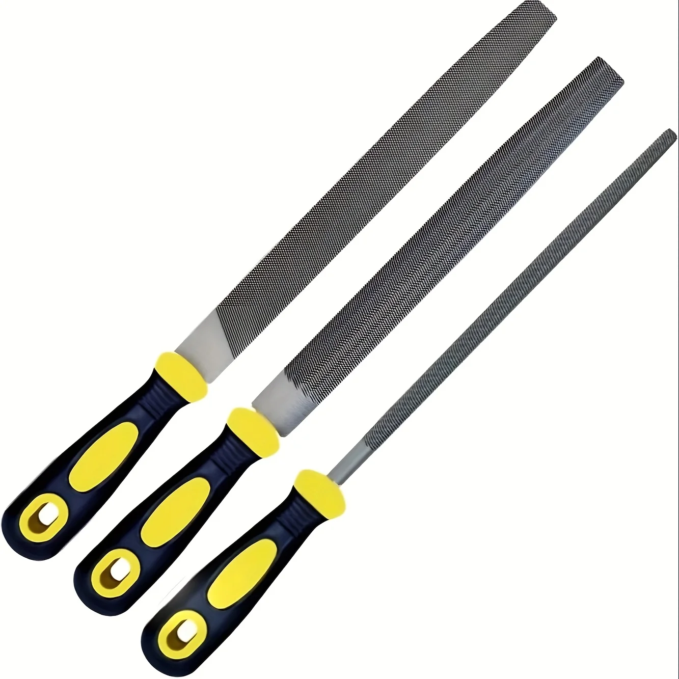Lime ronde professionnelle 8 pouces en acier haute teneur en carbone, idéale pour le travail du métal