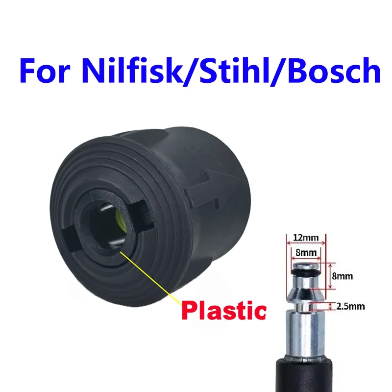Adattatore Per Idropulitrice M22 Maschio - Per Pistole Bosch, Connessione Rapida, Fino A 160 Bar