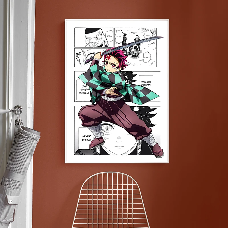 Japanesn Super Popular Anime Kimetsu No Yaiba Jump Manga Demon Slayer Role  Poster By Number Diy on Canvas HandPainted Coloring - AliExpress