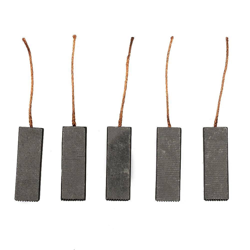 Lot De 10 Balais De Charbon Pour Moteur De Lave-linge - Carbone Et Cuivre - Neuf Générique