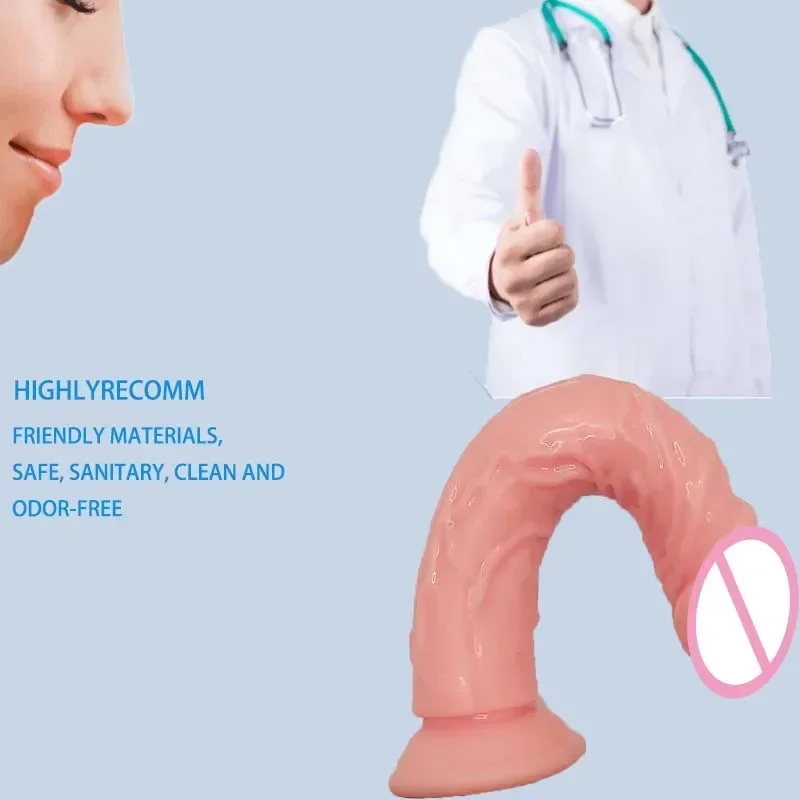 Realistic Dildo Suction Cup Base Lifelike Cock Vaginal and Anal Play Soft and Flexible Penis Toy Women Couples sex toys