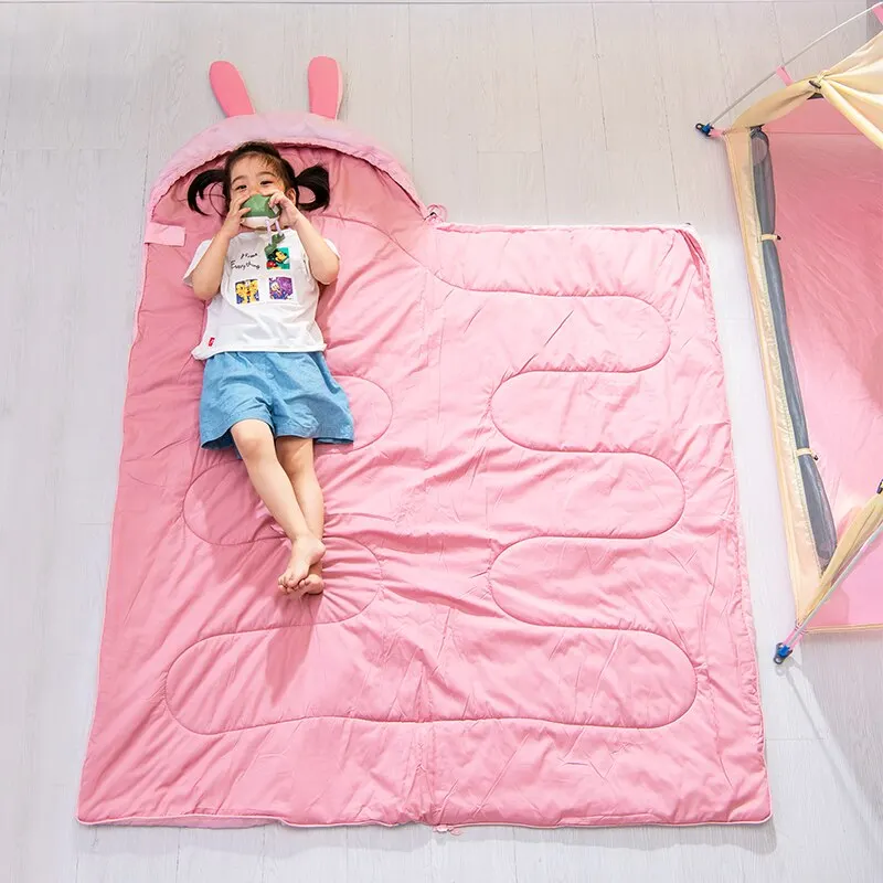 BSWolf Children Cartoon Blanket Camping Sleeping Bag 1PC Bedspread Children Birthday Gifts Animals Sleep sleeping bag