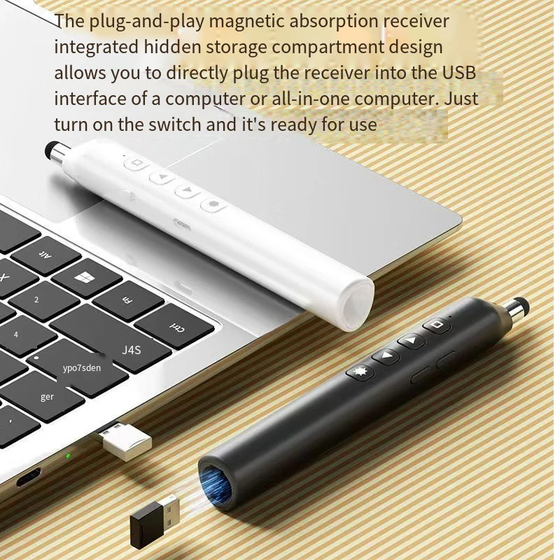 قلم Powerpoint للعرض اللاسلكي من النوع C، قلم تحكم...