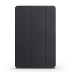 Premium Leather Silicone Back Stand Tablet Case - Enhanced Protection for HonorPad V9 11.5 (Black)