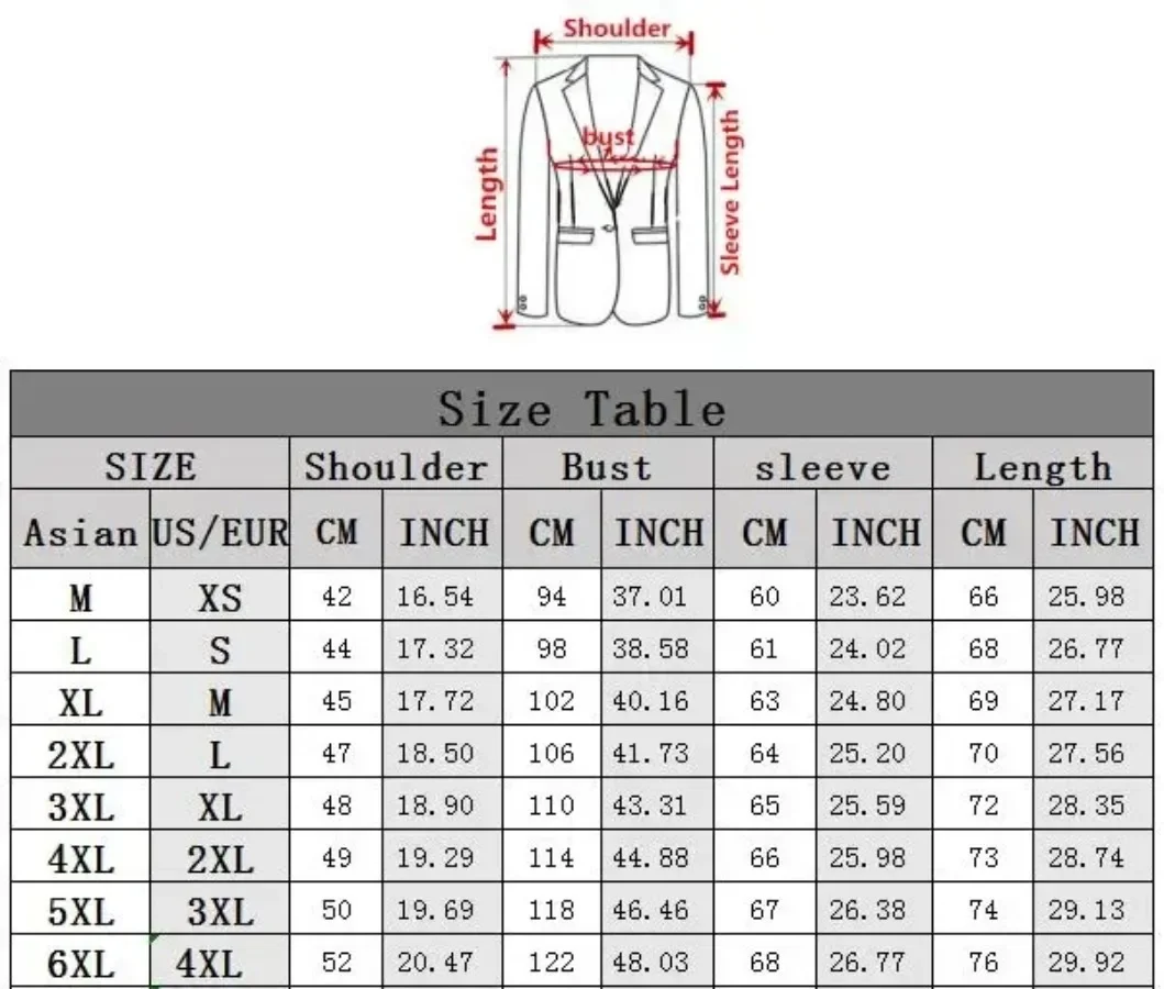2024 Men's Formal Business Office Jacket Coat Solid Korean Style Club Party Suits Blazer Double Breasted Slim Suit Jacket Male