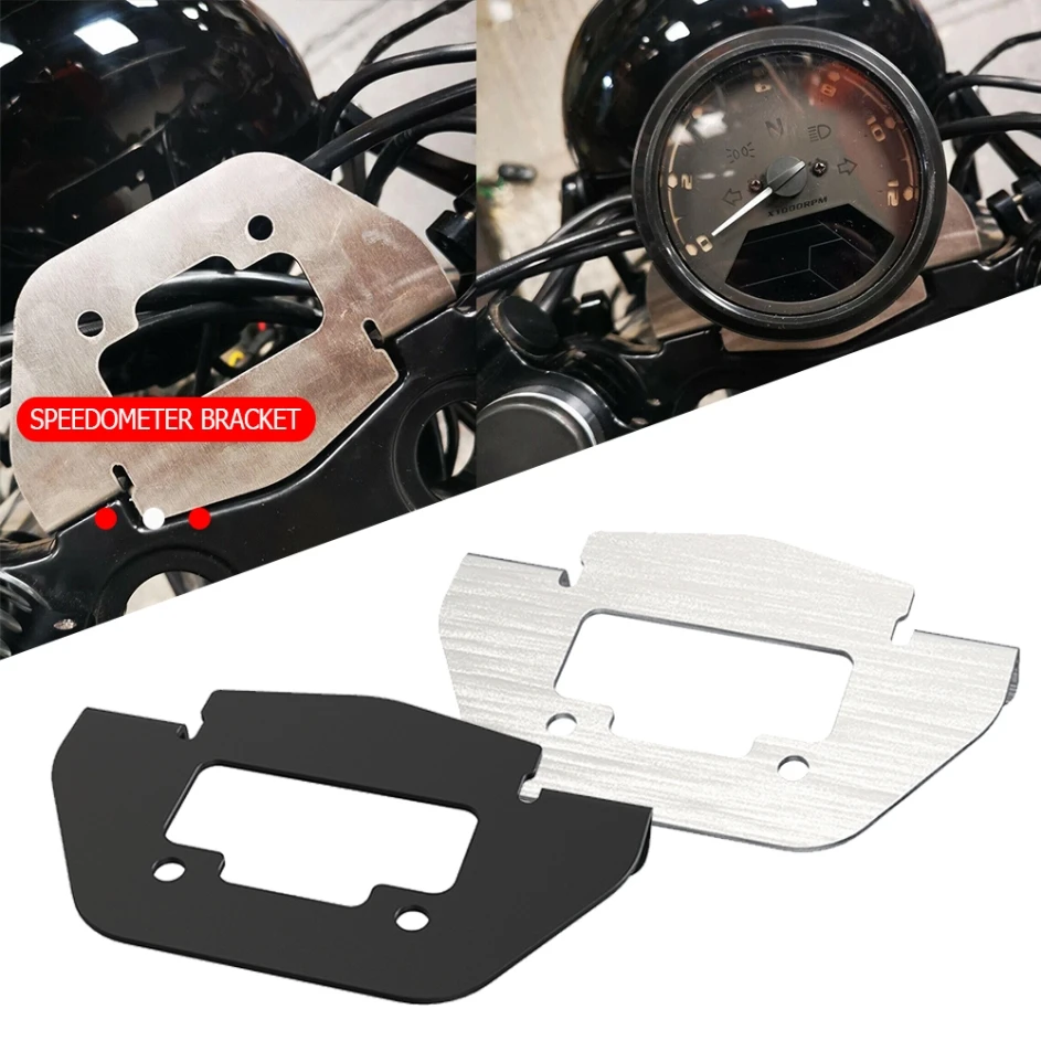 Per Bmw K100 K75 Cafe Racer Scrambler Spazzolato Tachimetro Staffa Moto K100 K75 Cafe Racer Contachilometri Supporto Parti Di Supporto