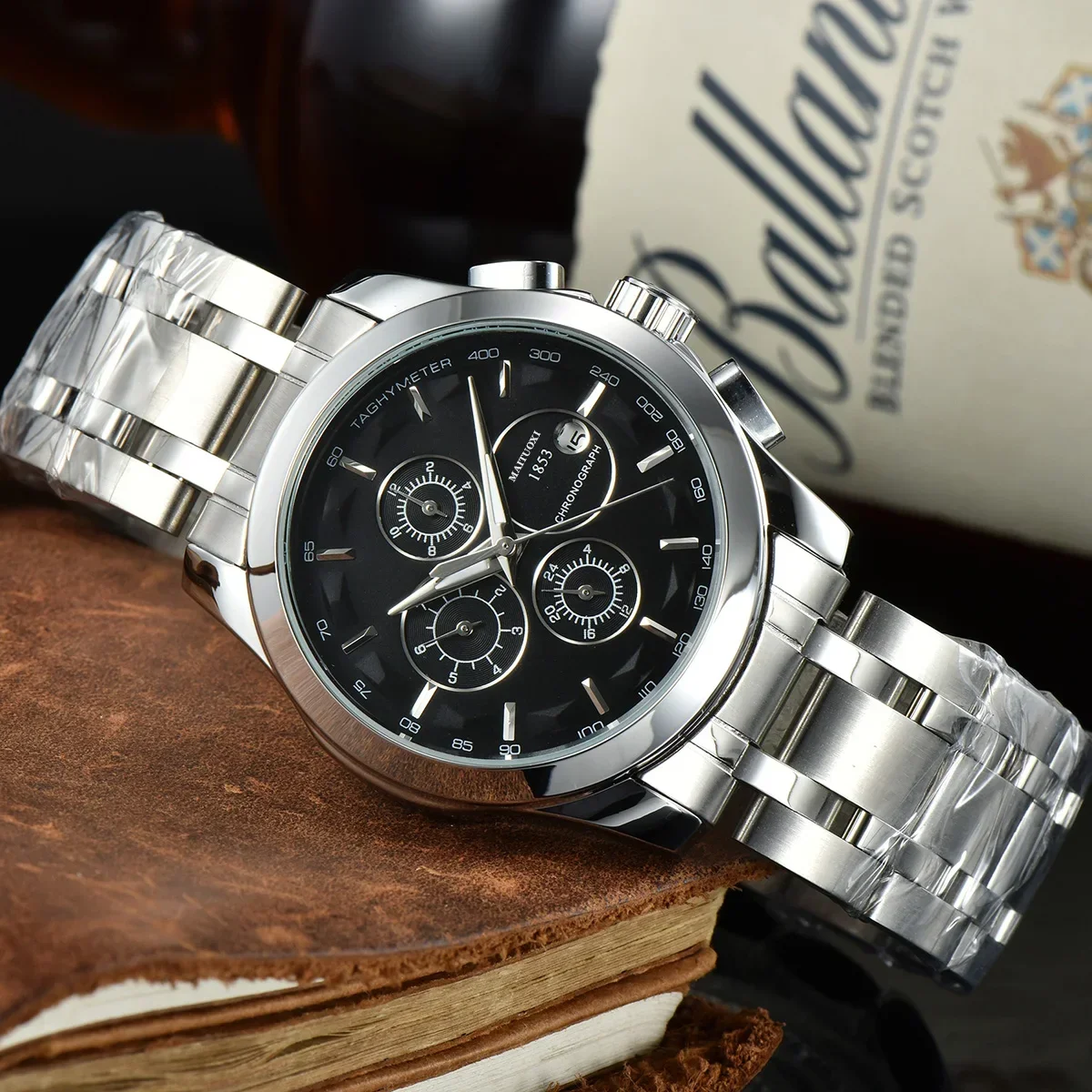 

Gift Top Original Luxury Big Brand Watch Fashion Alloy Case Automatic Machinery Men Clocks Wristwatches for Men's