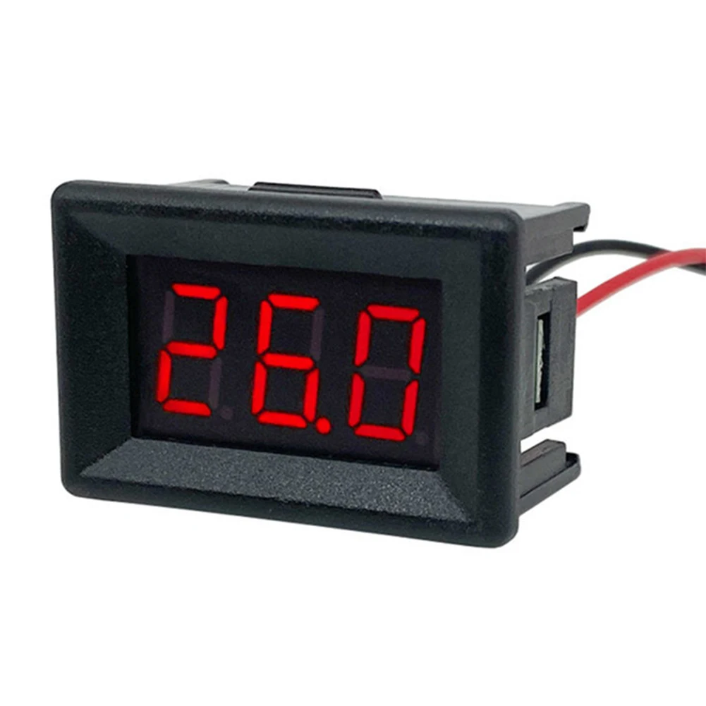 0.36 Inch DC0-30V 3 Bits Digital LED Display Panel Voltage Meter Digital LED Mini Display Module for Car Motorcycle