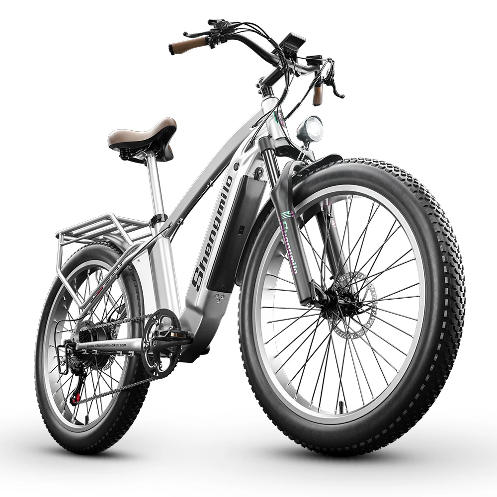 Shengmilo Città Ebike 1000W Bafang E-Bike 26 Pollici Bicicletta Elettrica Mx04 Electric Bike Bici Elettrica Adulto Elettrica Mountain Bike Fatbike  Fa