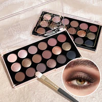 18-Color Eyeshadow Palette – Pearlescent, Matte, Fine Shimmer, Glitter, Earth Tones, Long-Lasting, High-Performance 1