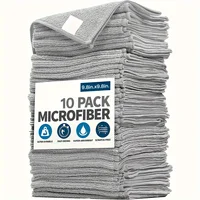 Absorbent Gray Microfiber Towels 1