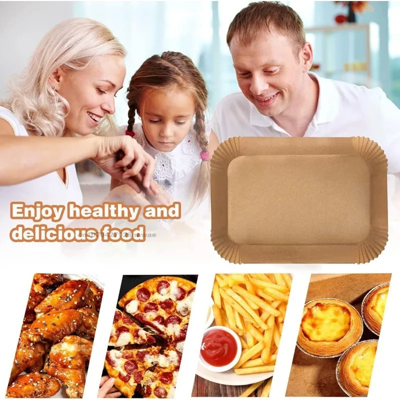 Air Fryer Paper for Ninja Dual XL foodi AF300 AF400 AF451 Disposable Liner Mold Grill Accessories