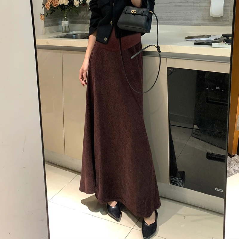 Autumn Maternity Long Fishtail Skirts Good Quality Adjustable Waist Pregnant Woman Empired Skirts Slim Hips Pregnancy Mermaid