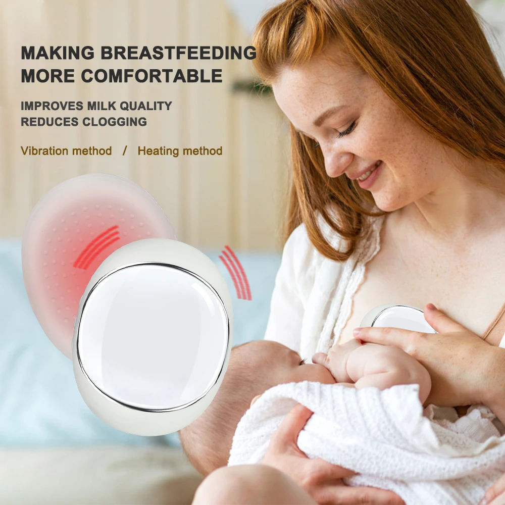 Masajeador de lactancia con calor y vibración, Mastitis de flujo