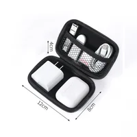 Portable Zipper Earphone Case Bag for Airpod Earpods KZ BA10 AS10 ES4 Charging Cable Accessories Mini Carrying Storage Bag Pouch 5