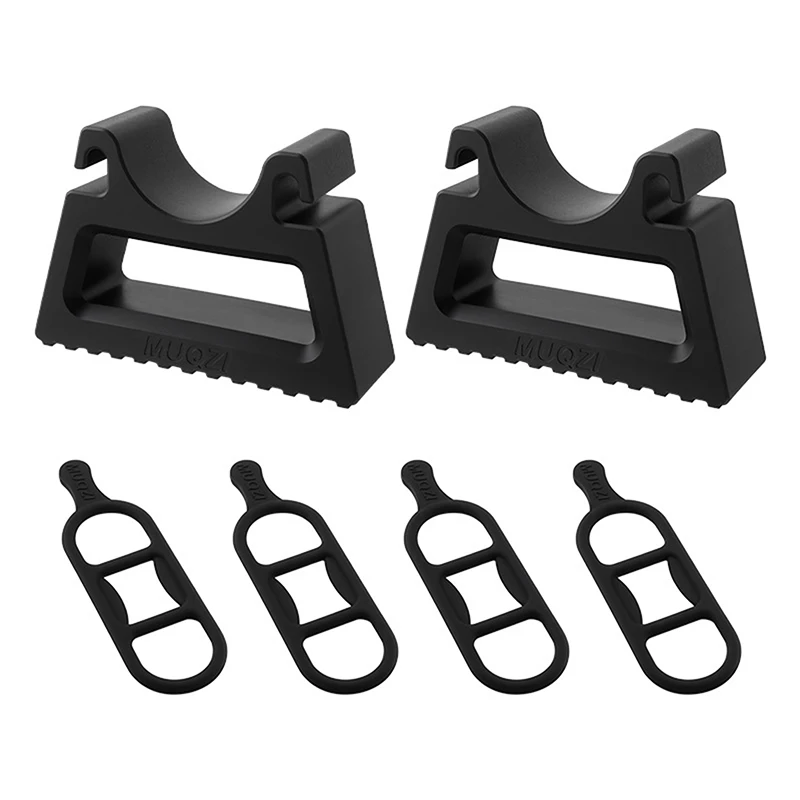 2Pcs/Set Bike Maintenance Repair Tool 30~34mm Grips Bicycle Handlebar Stand E-Bike Inverted Parking Rack Stable Clip-On Bracket