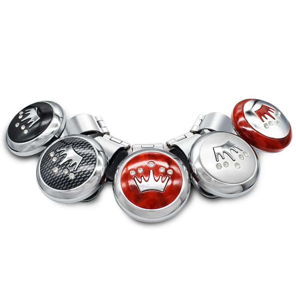 Volante per auto Auto Truck Power Spinner Booster Manopola di ausilio Maniglia a sfera Morsetto Accessori per auto Forniture professionali universali - immagine 6