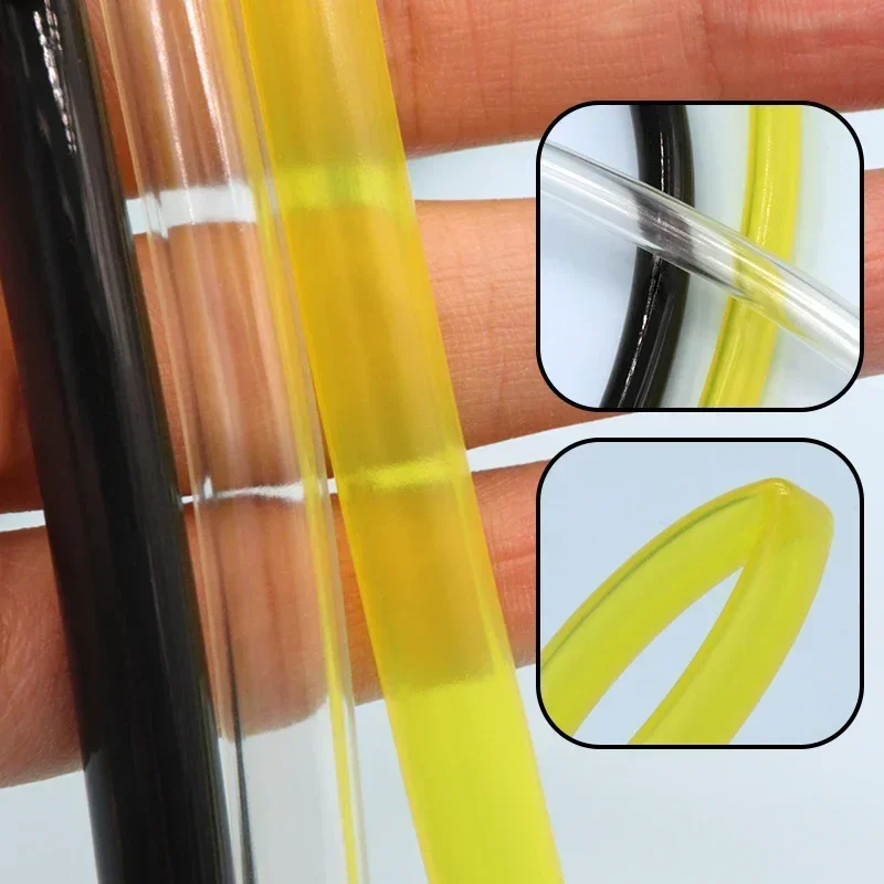1/5/10M ID2~7mm OD3.5~10mm Fuel Gas Hose String Tube Petrol Pipe For Trimmer Hoses Chainsaw Blower Line Tool Yellow Black Clear fuel gas hose