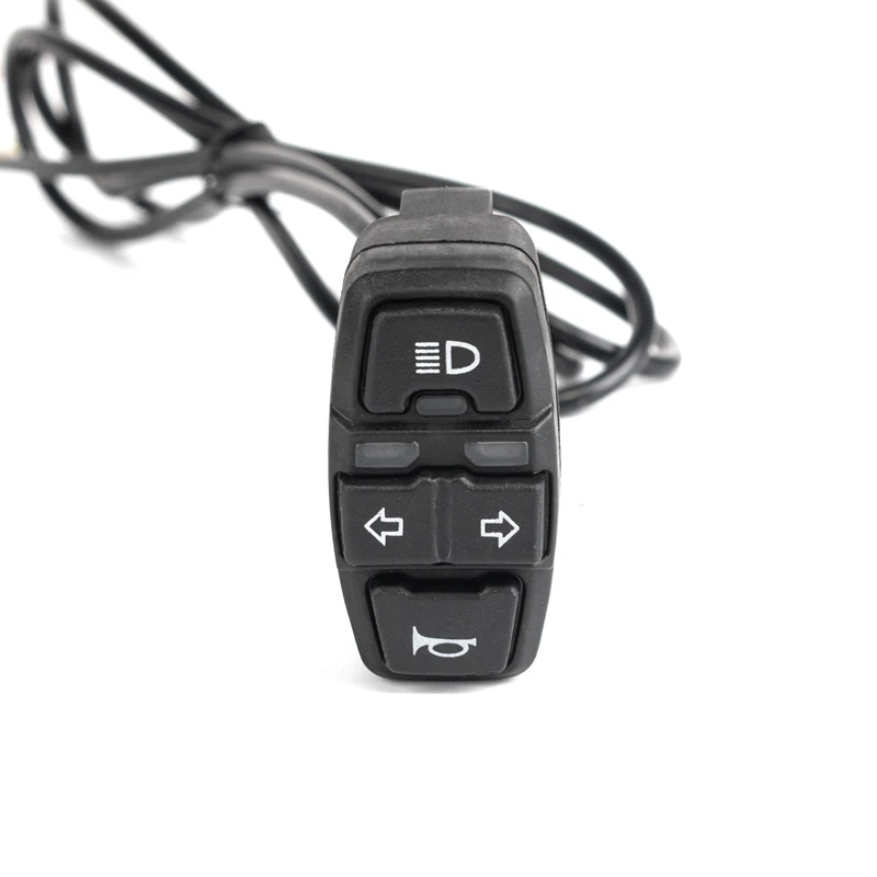 Interruttore 2 In 1 Per Bici Elettrica: Fari E Clacson | Impermeabile IP65 | Adatto A Manubrio 22.2mm