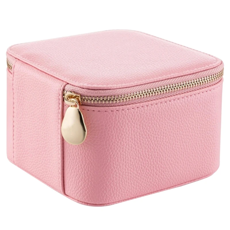 Chic Jewelry Case with 6 Compartments Small Jewelry Display Box Stylish Jewellery Organizer Elegant Gift for Women