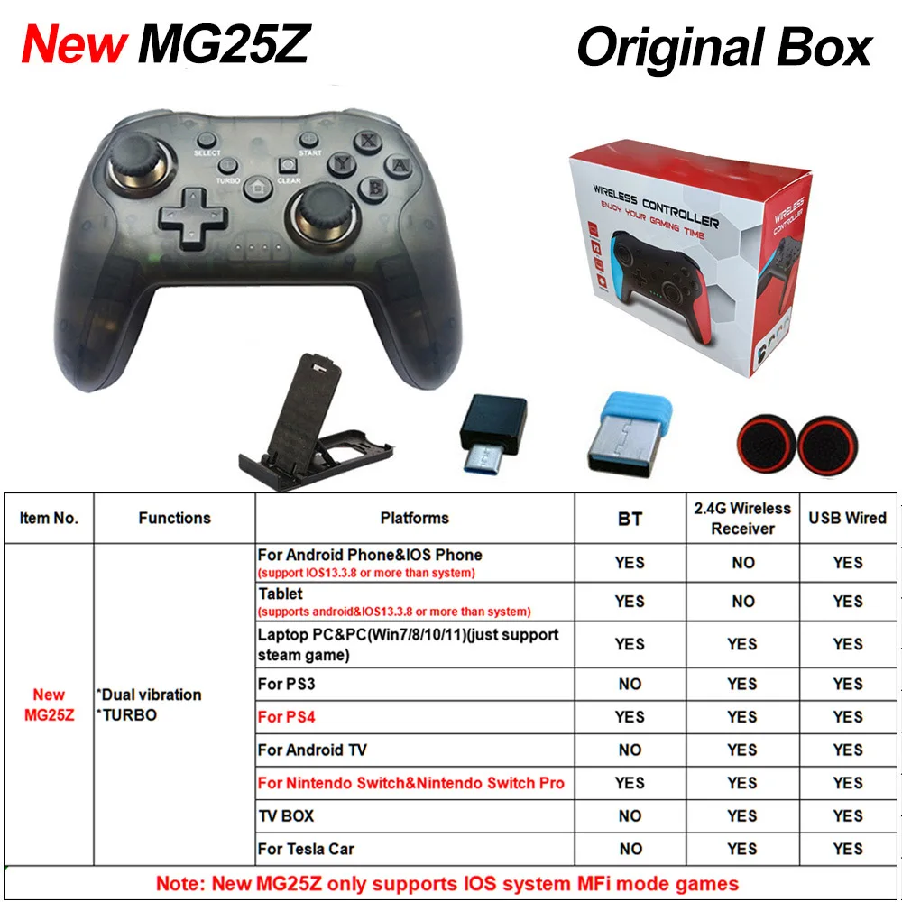 Oryginalny kontroler bezprzewodowy BT dla Nintendo Switch