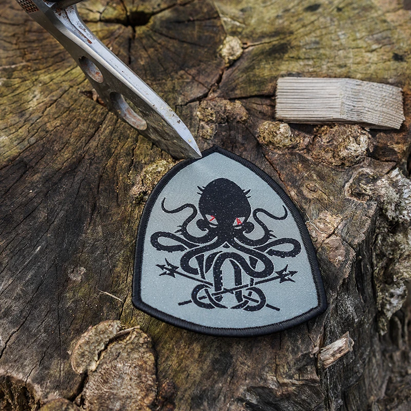 TSNK Embroidery Patch"SEAL TEAM/LIST/Octopus" Tactial Patch Badge 3