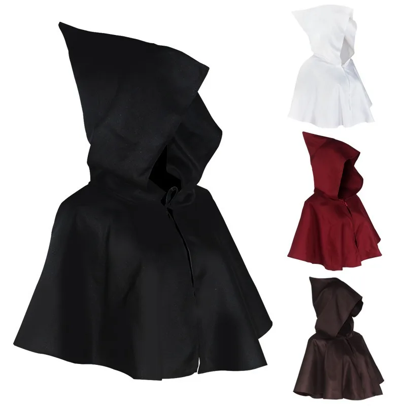 

Costume Death Cloak Medieval Hooded Cloak Cosplay Clothing Party Clothes Witch Wizard Fancy Punk Cloak Gothic Cosplay Halloween