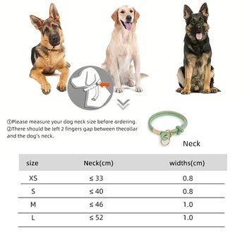 Durable Dog Collar Soft Nylon Adjustable Dogs Collar For Small Medium Large Pet Dogs Collar German Shepherd Training Accessories 6