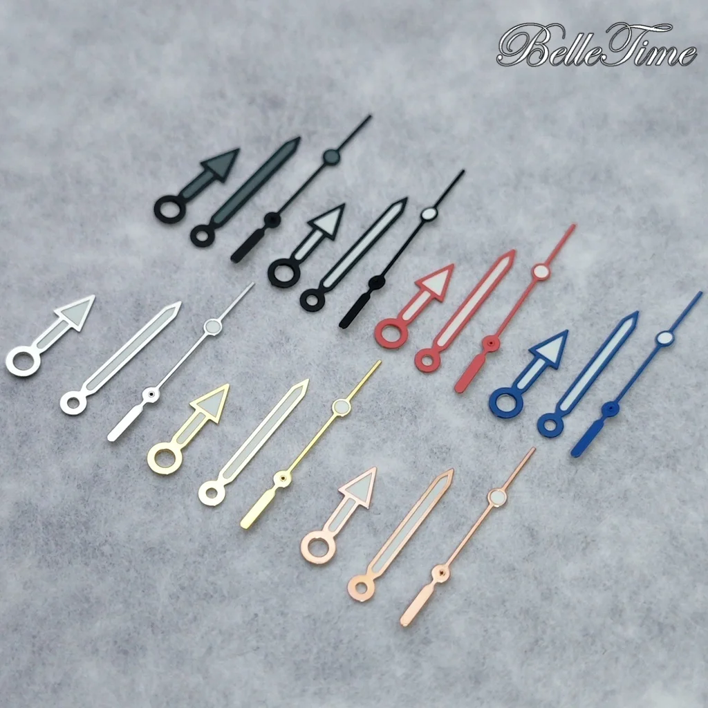 NH35 Hands C3 Green Luminous Silver/Black/Rose Gold/Gold Watches Pointers For NH35/NH36/4R/7S Movement