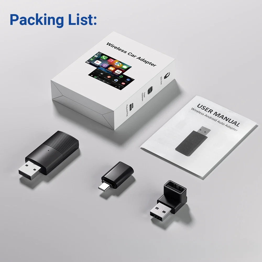 Wireless CarPlay box original car wired to wireless module interconnection adapter