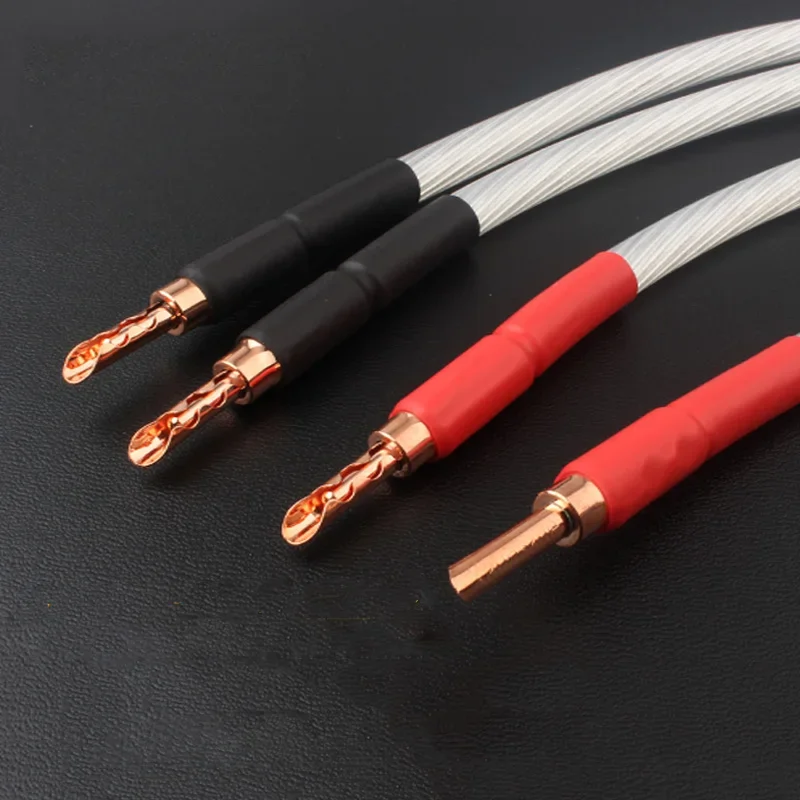 

2022 Top New 5N OCC 20cm silver plated bridge machine lineJumper speaker cable AMP CD DVD player interconnector cable hifi