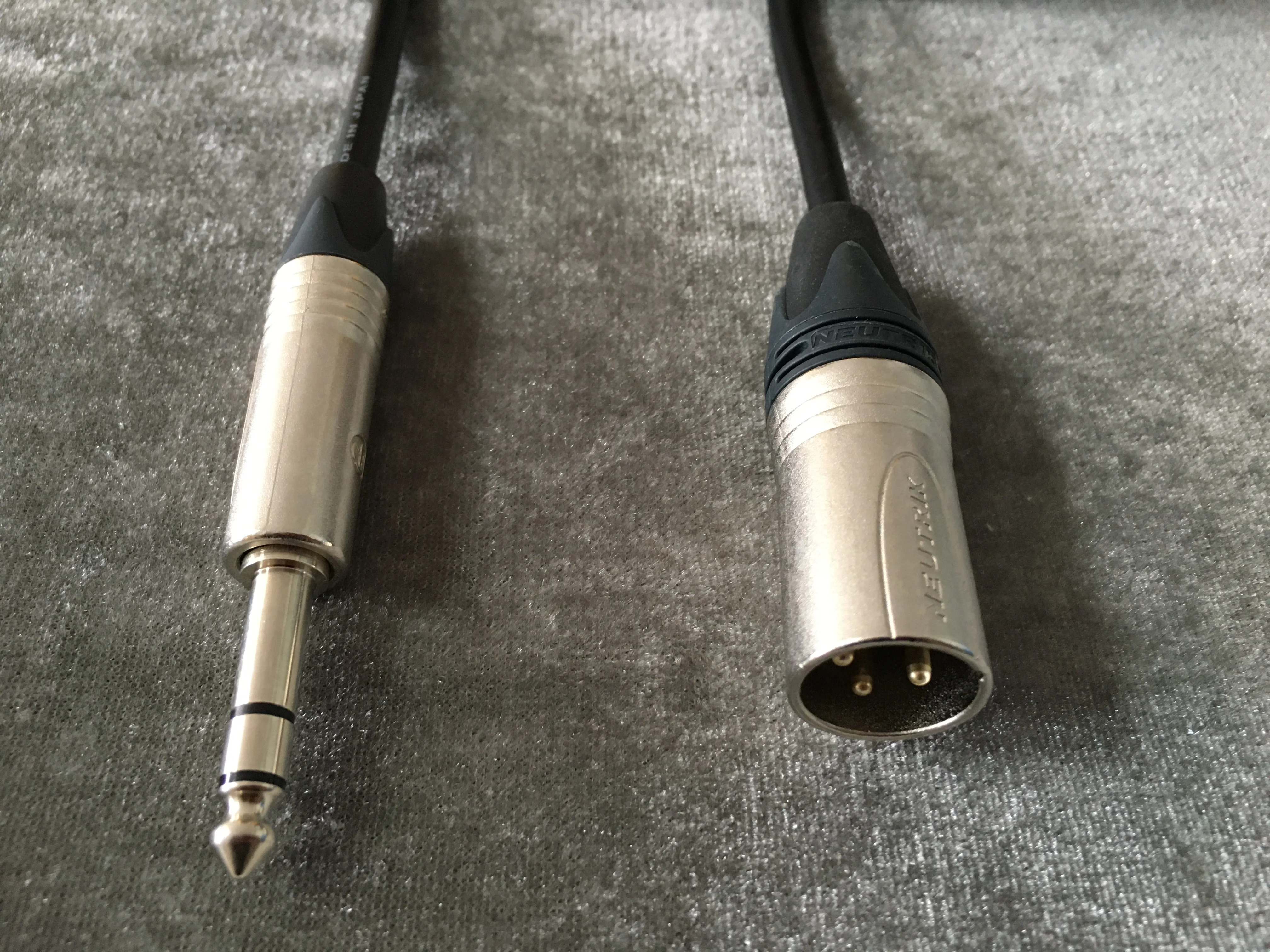 Audio Cable 3 pole Stero NP3X to male XLR NC3MXX Plug with CANARE L-2T2S Cable Shielded for Mixer Microphone Amplifier audio