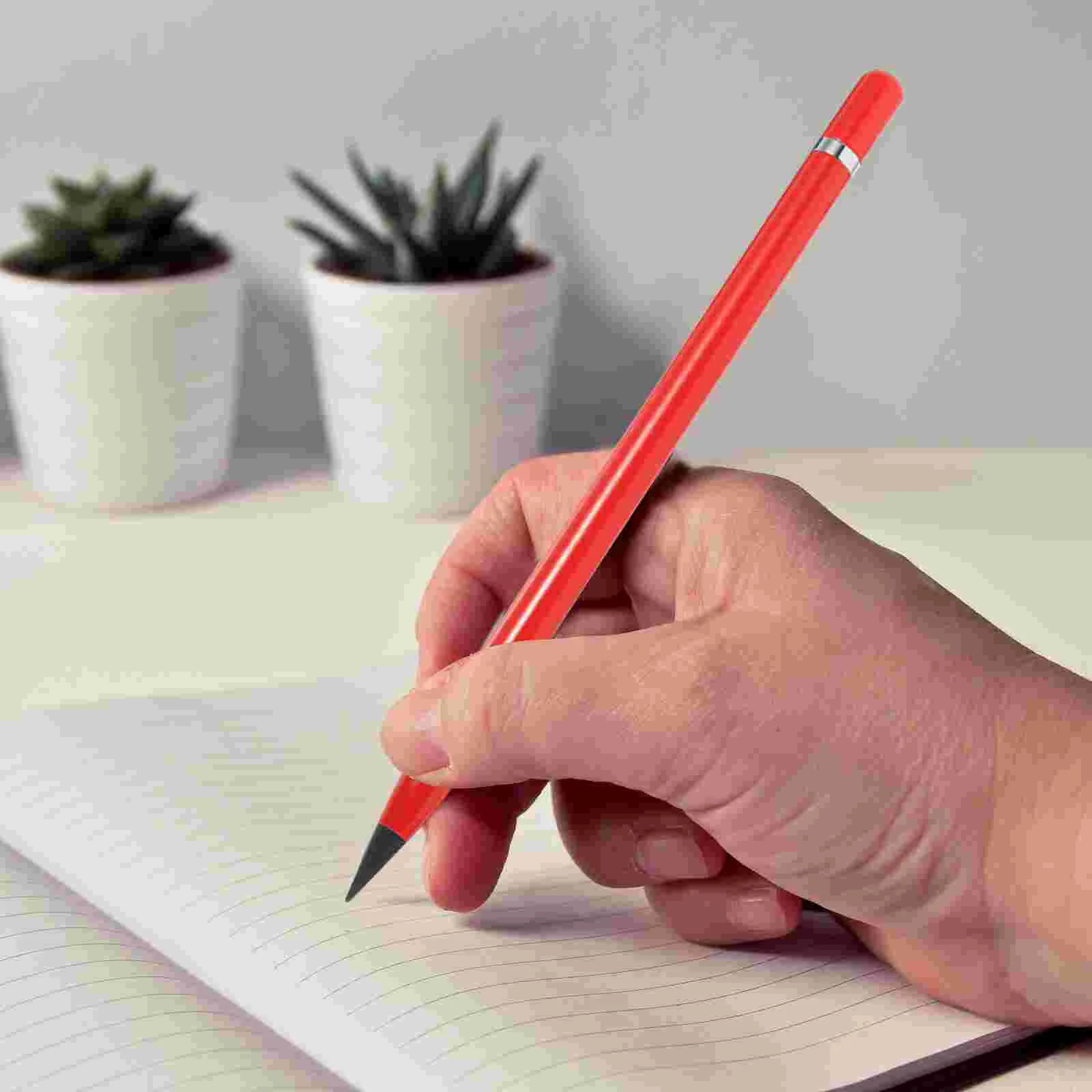 연필 컴팩트 영원한 금속 드로잉 연필, 지우개 포함, 영원히 샤프닝 없음, 2 개