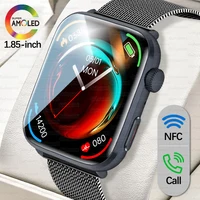 2025 New NFC Smart Watch Men Blood Pressure Heart Rate Health Track Bluetooch Call IP68 Waterproof Smartwatches Women