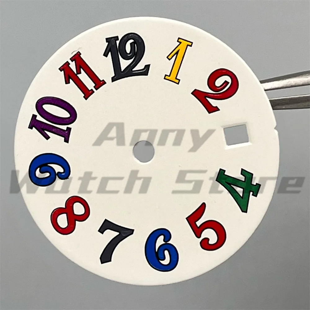 Black and White 29mm Watch Dial