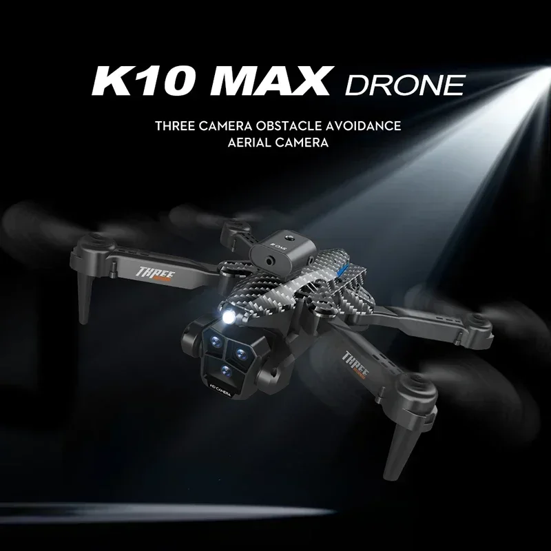 Description Picture 2 of itemFor Iconic Brand K10 Max Drone 8K Professinal Three Camera Brushless Motor Unmanned Aerial With Optical Flow Positioning Function
