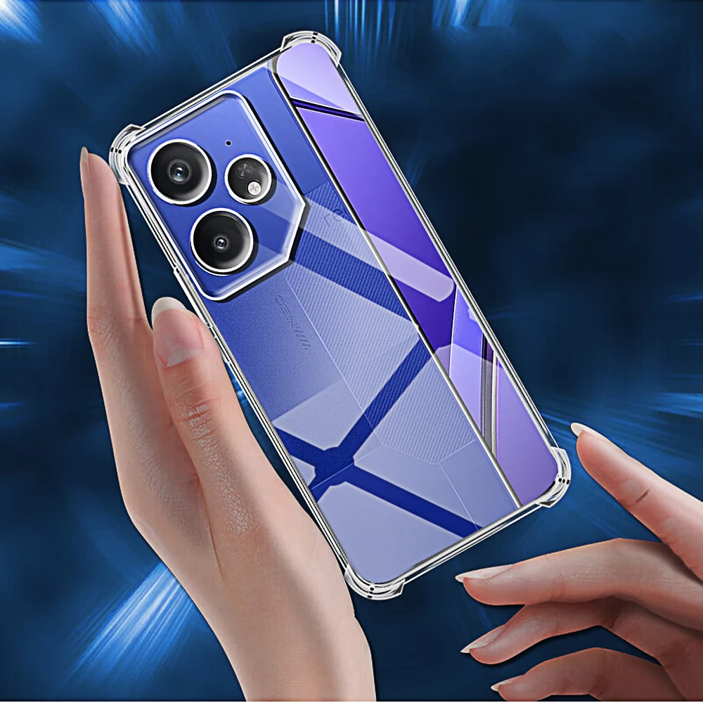 Crystal Clear Protective Phone Case with Enhanced Camera Shield