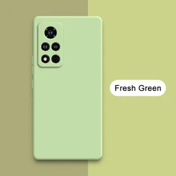 Enhanced Liquid Silicone Shockproof Phone Case - 360° Protective Cover for Honor View 30 (Fresh Green)