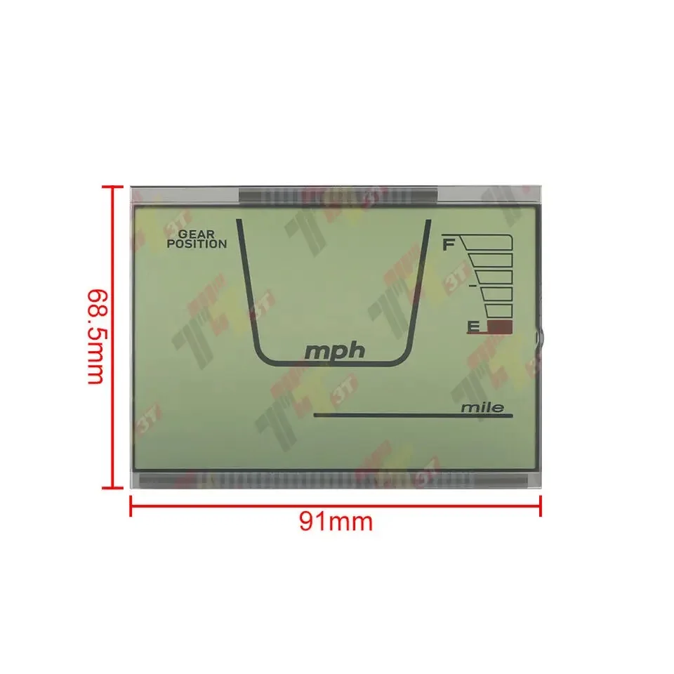 Display for Honda TRX680FA Rincon Speedometer Gauge Cluster