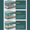 9/15/30/48 Eggs Incubator With Drawer Type Mini Egg Incubator With Automatic Water Ionic Replenishment,Temperature Contro 4