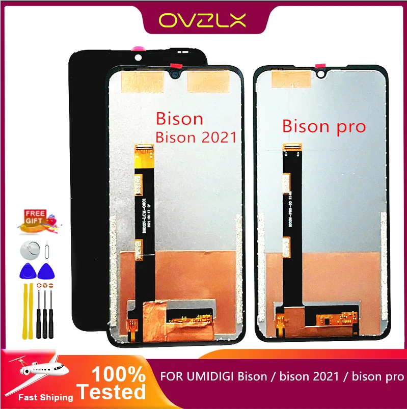 100% новый ЖК-дисплей с сенсорным экраном для Umidigi Bison 2021, замена 6,3 дюйма для UMIDIGI BISON Pro 2021 2022 Android 10 11 BISON GT