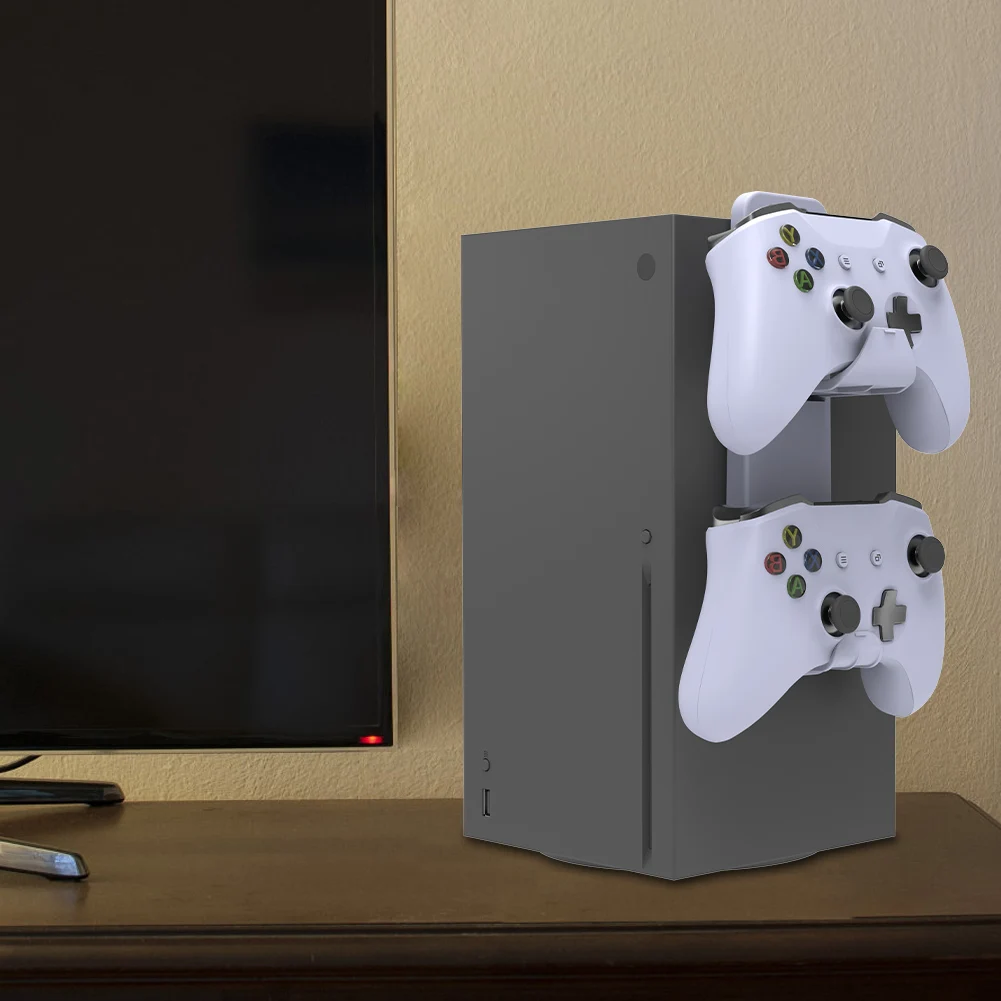 PS5 게임 콘솔 스탠드 헤드폰 스탠드 게임 컨트롤러 홀더 행거 PS5 슬림 콘솔 용 스탠드 컨트롤러 행거