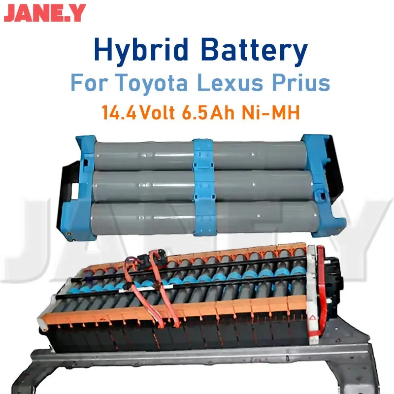 New Hybrid Battery For Toyota Lexus Prius 2nd & 3rd Gen Camry ES GS Levin Corolla 14.4 Volt 6.5 Ah Ni-MH Auto Parts Replacement