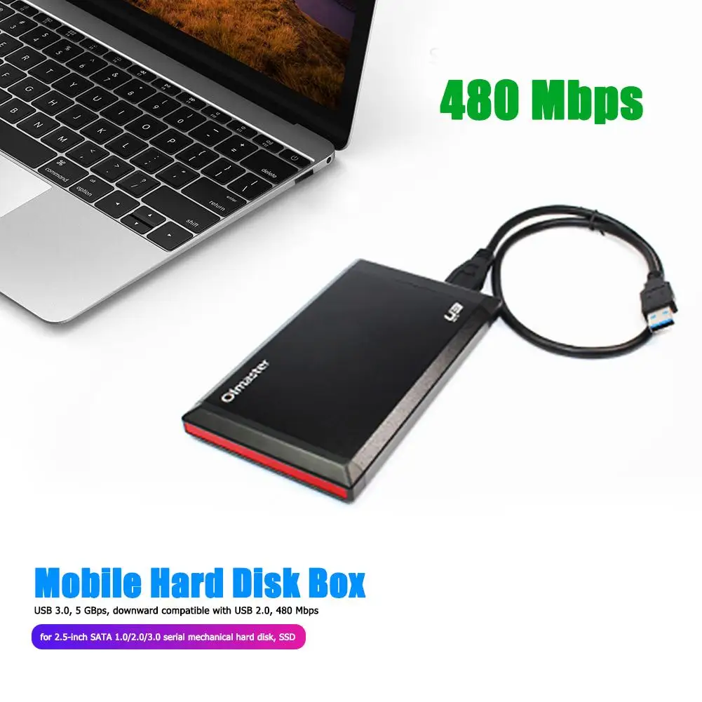 OImaster EB-230U3 2.5 inch USB3.0 to SATA 5 Gbps Aluminum External HDD Case hard disk pouch